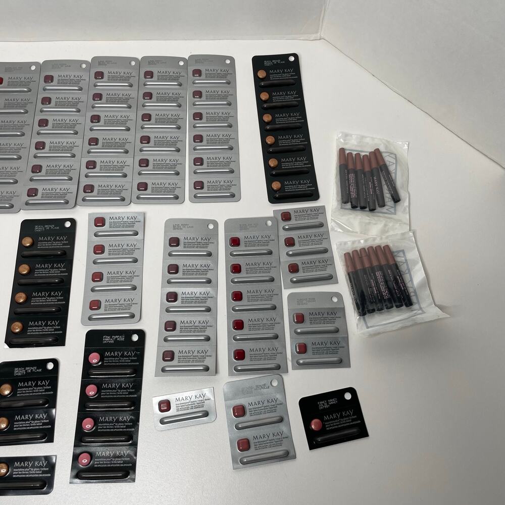 NEW Mary Kay Lipstick Lipgloss Lot 116 Samples - Picture 4 of 4